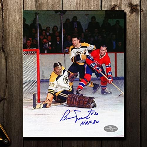 Bernie roditelj Boston Bruins Action Autographed 8x10 - Autografirane NHL fotografije