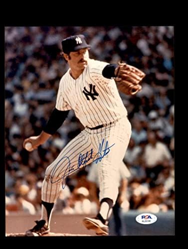 Jim Catfish Hunter PSA DNK potpisan 8x10 Photo Autograph Yankees