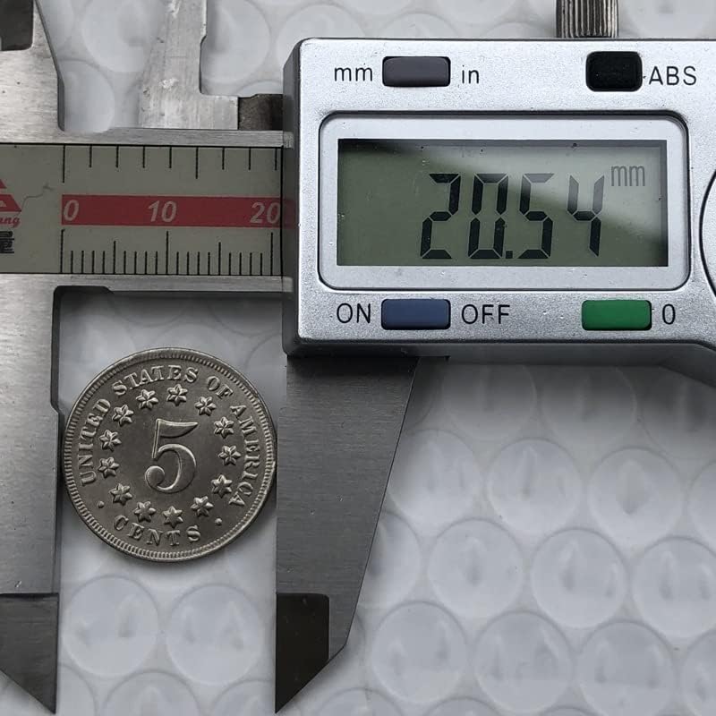 20,5 mm1883 Američki nikl novčić kovanice izrađene antikne zanatske kovanice