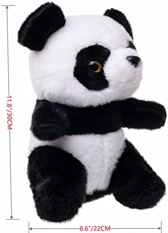 10 Panda punjena životinja panda medvjedić Panda 2pcs slatka Plišana igračka Panda s privjeskom za ključeve pokloni za djecu djevojčice