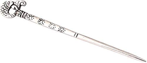 Luriyaa ručni oksidirani metalni peciv antikni završni štap za ribu za žene