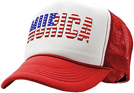 Mean Gear - Murica - Četvrti srpnja SAD America Patriot - Vintage kapu kamiondžija je u retro stilu