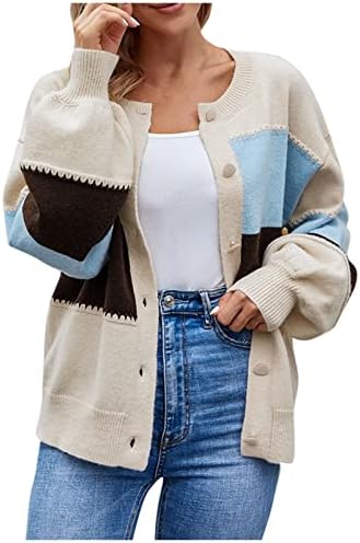 Klasična proljetna haljina bluza tinejdžerke duge duge rukave meke kapute Slim Fit Solid Spandex Scoop Neckup kaputi