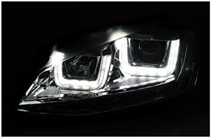 prednja svjetla na vozačevoj i suvozačevoj strani komplet prednjih svjetala projektor prednjih svjetala automobilske svjetiljke Crna