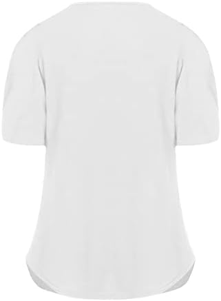 Trendi kratki rukavi pamuk v vrat omota bluz za dno bluza za dame casual majice jesenske ljetne žene t6