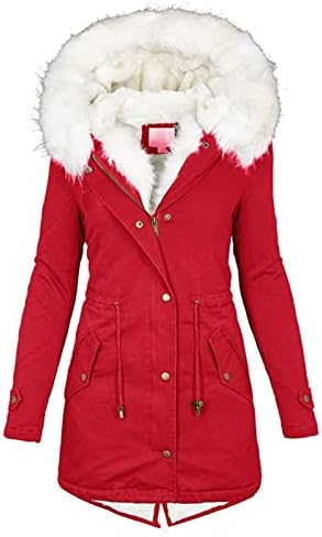 Oimov kaputi za žene, zimski kaputi za žene 2022 moda plus dugačka jakna dugačka jakna dugački lažni krzni kaputi