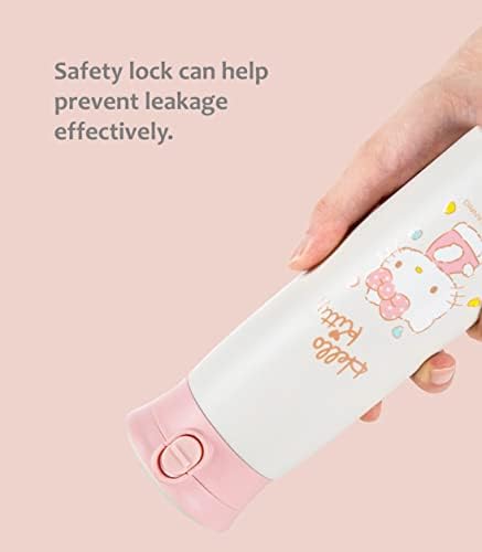 Svakodnevni užici Sanrio Hello Kitty nehrđajući čelik Izolirana boca s vodom ružičasta 450ml, KTB-004 ružičasta