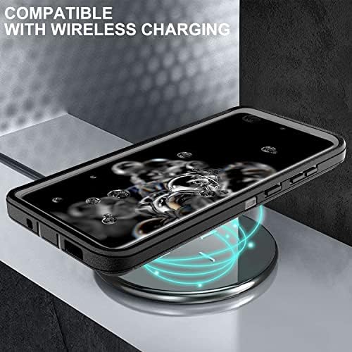 HONG-AMY za S20 ultra slučaj, Samsung Galaxy S20 Ultra Case sa samopoštovanjem fleksibilnog zaštitnika zaslona TPU-a [2 paket], 3 u