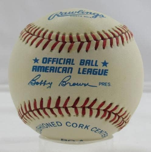 Tom Tommy Henrich potpisao je autografski autogram Rawlings Baseball B103 - Autografirani bejzbols