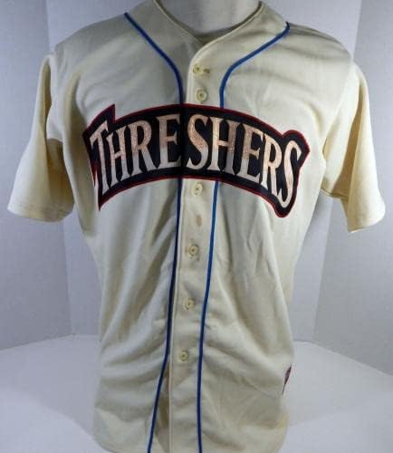 2009 Clearwater Theress 31 Igra Upotrijebljena krem ​​dres 25 godina zakrpa 44 dp13467 - Igra se koristi MLB dresovi