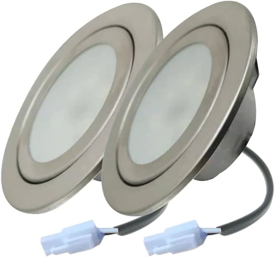 2-komadna električna žarulja za napa 12V DC 8,5 vata za napa promjera 60 mm ispod ormarića LED žarulja za ormar 20 vati ekvivalent