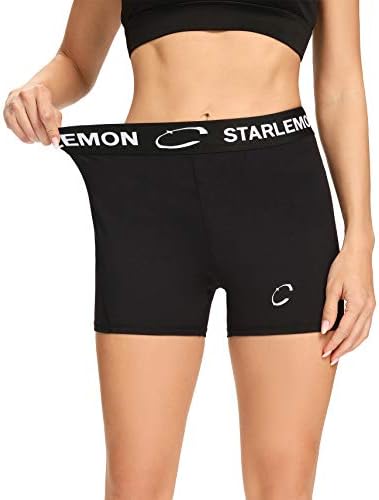 Starlemon ženske kompresijske odbojke kratke hlače 3 /7 Spandex trening Pro kratke hlače za žene