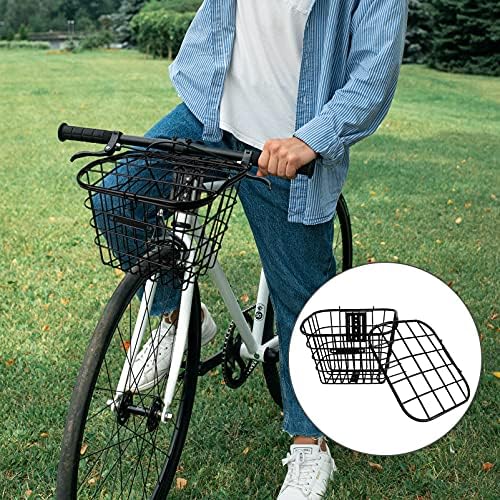 ; Dječja košara za upravljač pribor za bicikl košara za bicikl košara za metalnu žicu košara za upravljač s poklopcem držač metalne