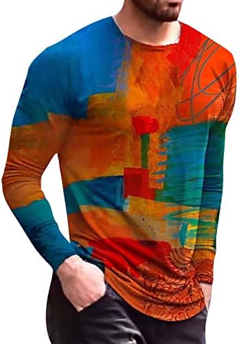 2022 Novi muški tinejdžeri muški modni retro sportski fitness vanjski 3D digitalni tiskani majica muški košulja prsluk
