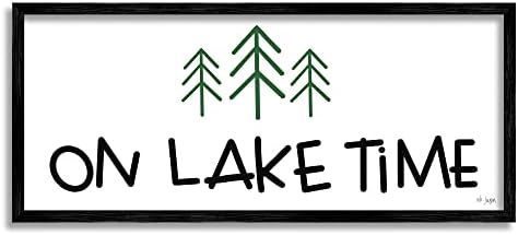 Stupell Industries na jezeru tipografija tipografija borove stabla, dizajn Jaxn Blvd.
