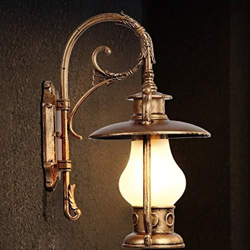 Ylyajy vanjski zid svjetlost vodootporna vintage svjetiljka Vrtna hodnik Vile SCONCE SMRVE ZIJENA LAMP, vodootporni vrt vanjska zidna