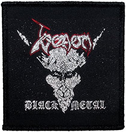 Venom Black Metal Logo Patch Cover Art Metal Music Band Wed Wive na Appliqueu