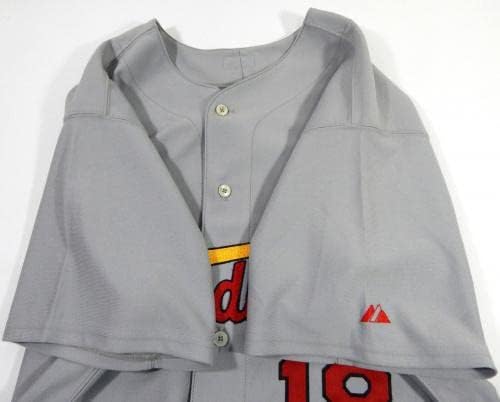 St. Louis Cardinals Carlos Martinez 18 Igra je izdana Grey Jersey 52 DP45796 - Igra korištena MLB dresova