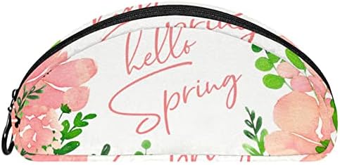 Kozmetičke torbe za žene, torbice torbice šminke organizator za skladištenje torbe za šminkanje djevojke, zdravo proljetni cvijet napusti