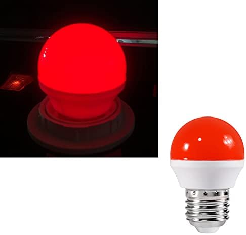 12 paketa LED žarulja crvene boje od 1 vata s globusnim žaruljama 945 LED noćna žarulja u boji 926 / 927 sa srednjom bazom božićni