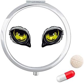 Crtana životinja sova ukras za oči kutija za tablete džepna kutija za pohranu lijekova spremnik za doziranje