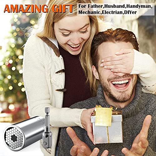 Univerzalna utičnica - Očev Dan poklona za muškarce tata muž koji ništa ne želi, višenamjenski adapter za bušenje s bušilicama, cool