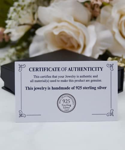 Luksuzna kutija za suncokret - ogrlica suncokreta, naušnice ili narukvica, 925 Srebrni nakit Keepsake Card 2022 Poruka