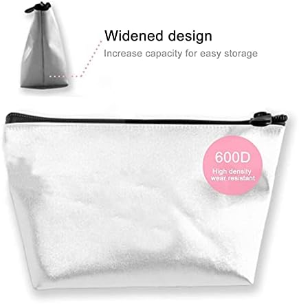+ Prostrana Kozmetička torbica torbe za šminkanje, mala kozmetička torbica organizator putnih toaletnih potrepština s patentnim zatvaračem