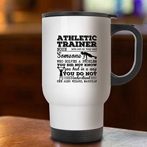 Cool atletski trener definicija kave za putničku šalicu, šalica