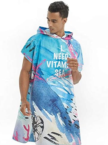 Novost pidžama surfanje Pončo Hoodie izmjenjivi ručnik ogrtač za odrasle žene muškarci