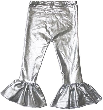 Petitebella rođendanska haljina bling srebrne hlače unisex dječja odjeća nb-18m
