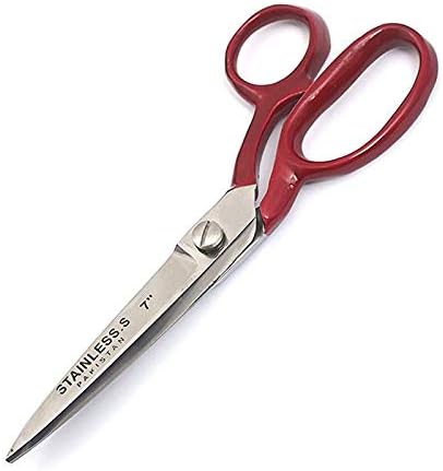 Laja uvozi Taylor Scissors Rezanje tkanine od nehrđajućeg čelika crvena boja obložena ručka 7