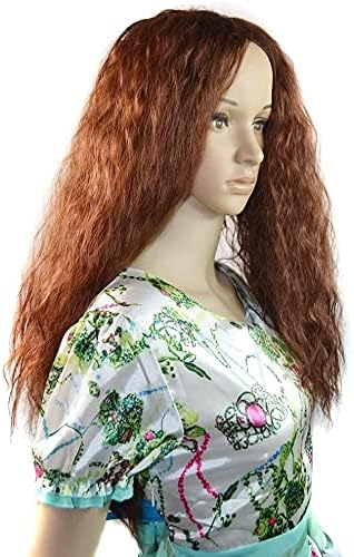 Perika za zamjenu kose a, europske i američke Perike, pokrivala za glavu perika, pahuljasta duga kosa na glavi, ženska kukuruzna vruća