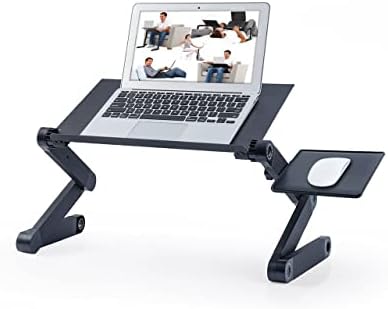 N/podesivi aluminijski laptop stol za stol za prijenosni stol prijenosni kabinski kauč na kašični krevet