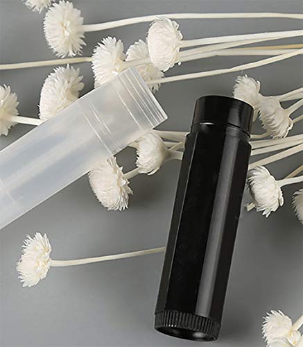 50pcs 5ml / 5G prazne plastične cijevi za ruž za usne, rotirajuće posude za balzam za usne, plastična cijev za punjenje balzama za