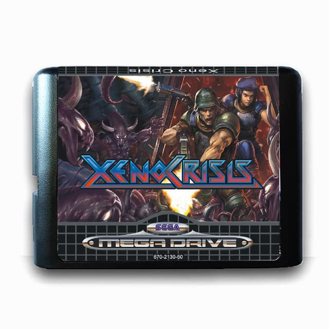16 -bitni MD kartica Xeno kriza uključuje maloprodajnu kutiju za Sega Genesis Mega Drive