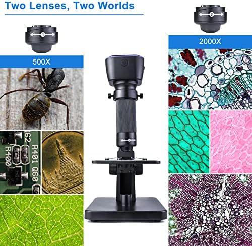 Digitalni mikroskop broj jedan digitalni i mikrobiološki DVOOBJEKTIVNI biološki mikroskop s 2000 puta većim povećanjem 4.5.5 s 11 podesivih