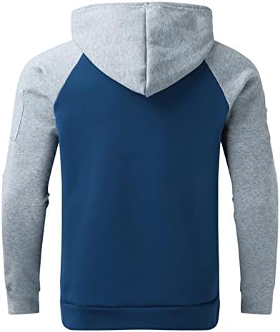 Kangma Mens Tracksuit 2 komada kapuljača, čvrsta trkačka aktivna odjeća s dugim rukavima puloverske kapuljače casual znojne setove