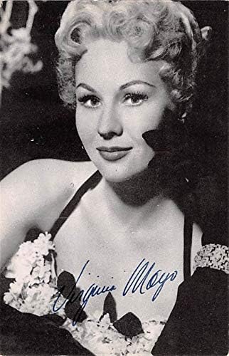 Virginia Maio, srebrna zdjela, filmska zvijezda, glumac, glumica, razglednica filmske zvijezde, Stara Vintage Antikna razglednica,