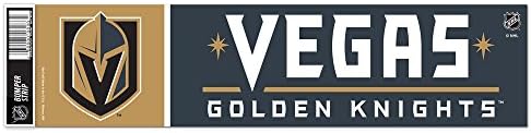 Wincraft/McCarthur Las Vegas Golden Knights naljepnica naljepnica naljepnica 3 x 12 sjajno za automobil, kamion, Auto, Takelo B0X i