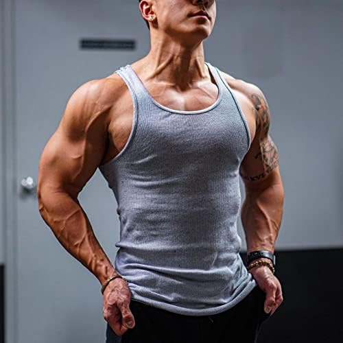 2023. Novi muški teretana za bodybuilding stranger tenk gornji trening mišića mišića rezana košulja fitness rukavica bez rukava prsluk