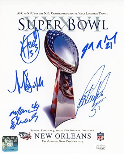 Super Bowl XXXVI Autografirani 8x10 Photo - Autografirani NFL fotografije