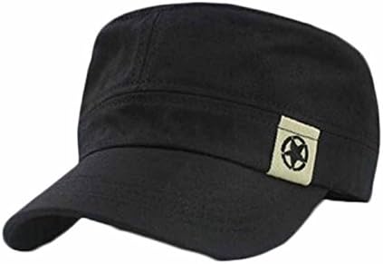 Baseball Field Army CAP Čvrsta boja Osnovna dnevna podesiva kapica za muškarce i žene ravni krov vojni šešir kadet patrola Bush Hat