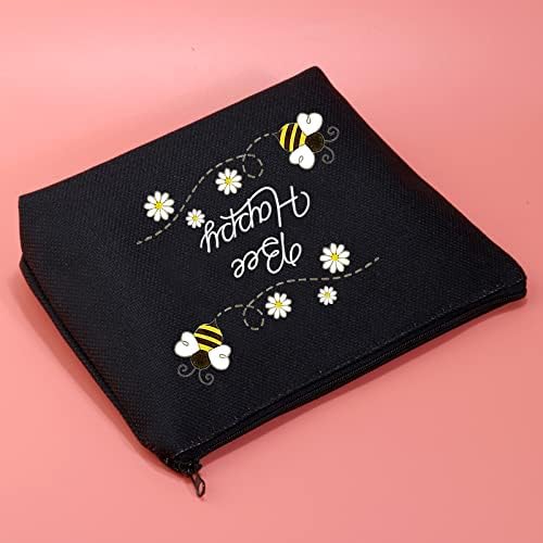 Torbica za ljepotu s patentnim zatvaračem poklon za ljubitelje pčela za žene Kozmetička torbica za pčele