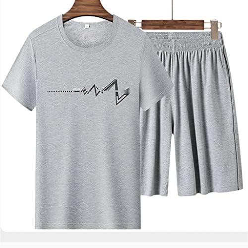 Czdyuf majice kratke hlače odgovaraju muškim sportovima srednjih godina i starijih osoba i slobodno vrijeme s kratkim rukavima s pet