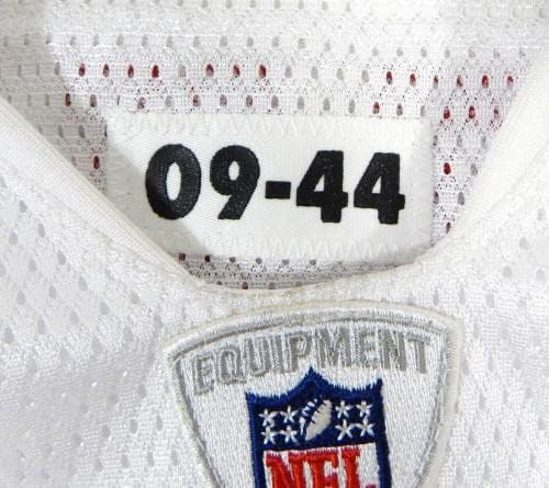 2009. San Francisco 49ers Taylor Mehlhaff 5 Igra izdana White Jersey 44 DP26599 - Nepotpisana NFL igra korištena dresova