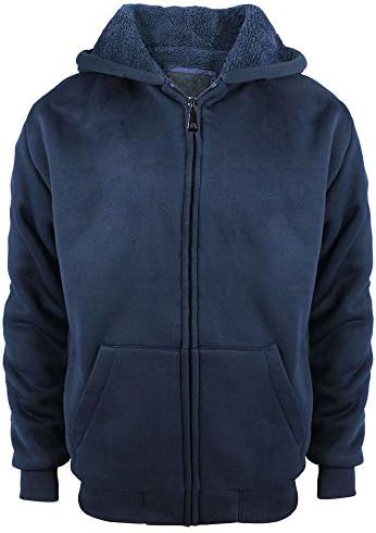 Leehanton Boys Sherpa Hoodie Zipper Sports Warm Young Fleece jakna