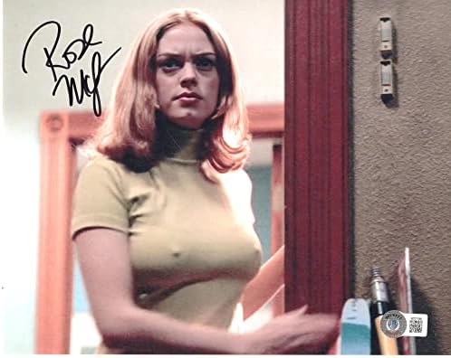 Rose Mcgouen napisala je fotografiju veličine 8 do 10 inča vrisak 1996 Ghost Face Tatum Rilee autogram Beckett autentifikacija