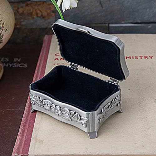 Kutije za nakit u europskom stilu kreativna Škrinja za nakit od legure cinka retro prijenosna kutija za pohranu nakita visoke klase