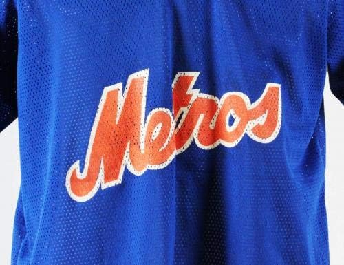 Metros de San Juan, istjeran Jersey Correa Portoriko, trening za udaranje - COA Autentični tim - MLB igra koristila dresove
